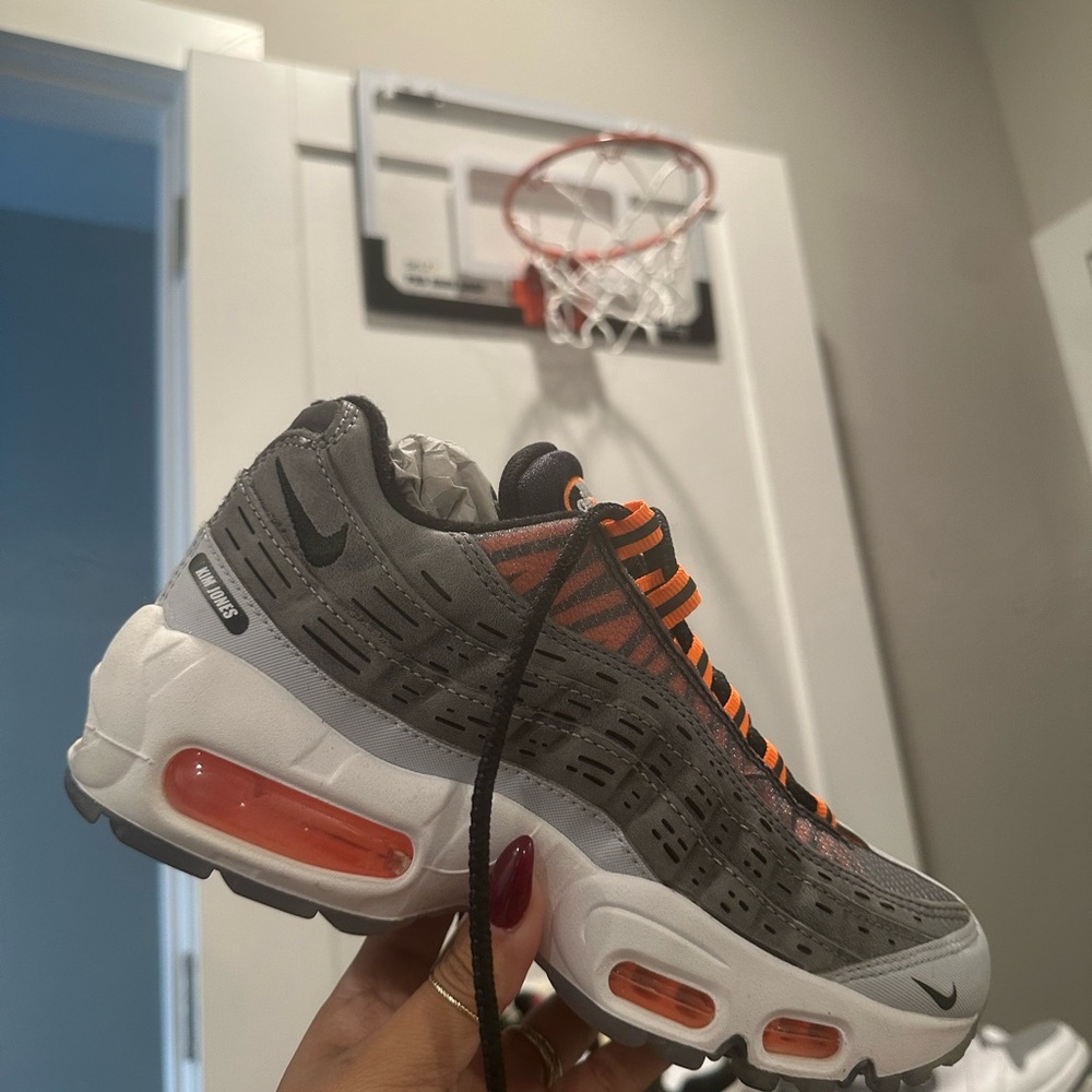 Nike Air Max Kim Jones Collaboration Gray with Orange Accents